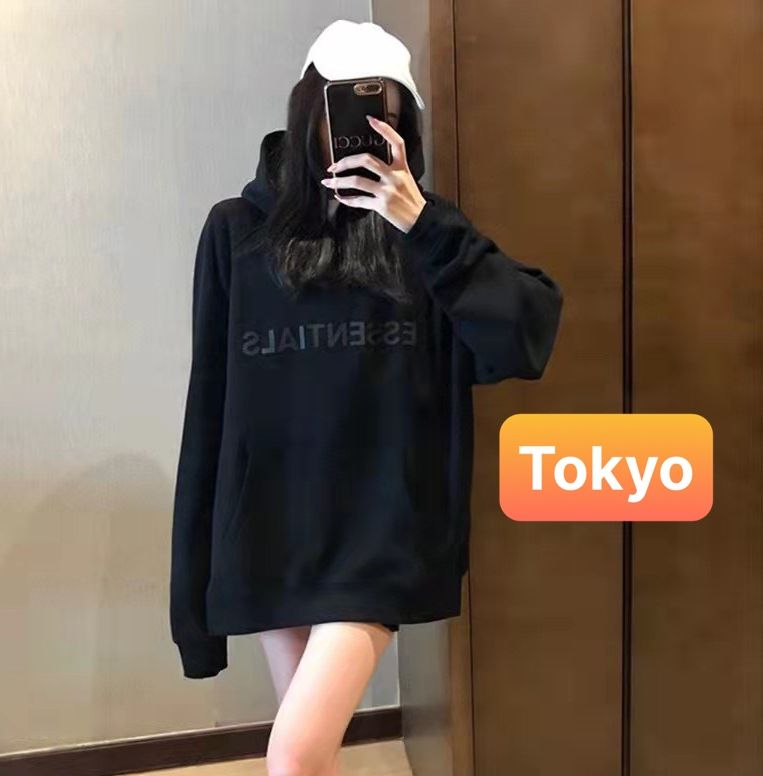 ÁO KHOÁC HOODIE NAM NỮ ESSENTIALS CHẤT VẢI DÀY PHOM FROM RỘNG CHỐNG LẠNH, NẮNG, NÓNG ĐÔNG HÈ HOT TREND SANG CHẢNH NEW HOT - TOKYO FASHION