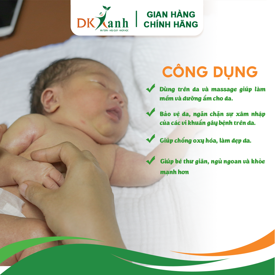 Dầu Massage cho bé Oriky - DK Pharma