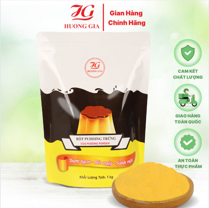 Bột pudding trứng phù hợp làm topping cho các món trà sữa