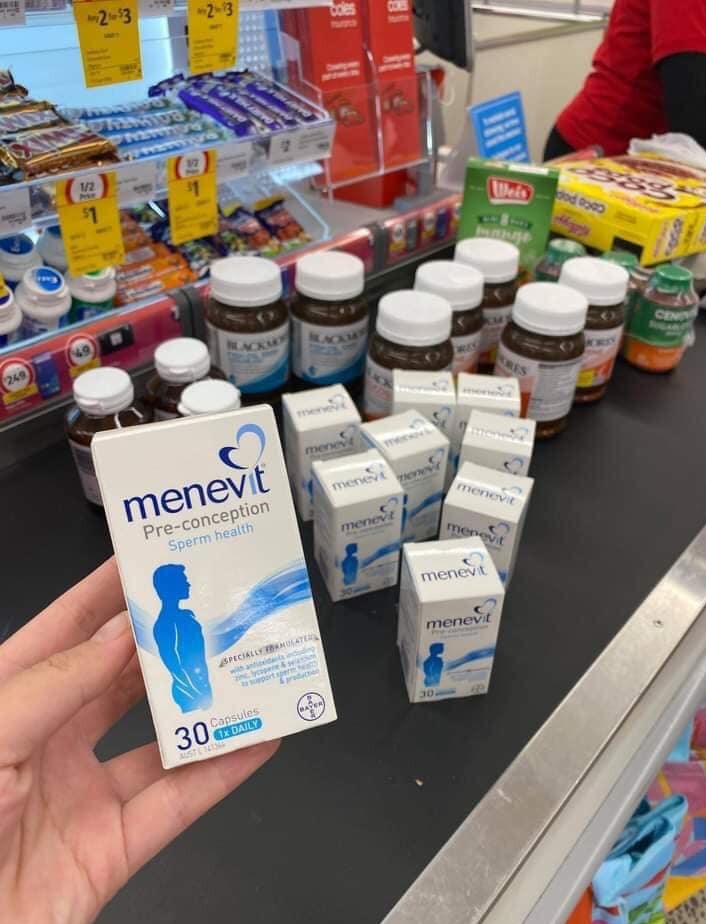 Menevit Pre-Conception Sperm Health 30 viên