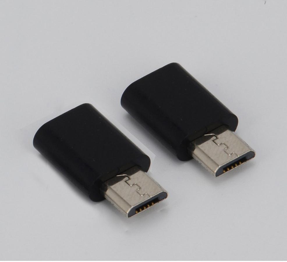 [HCM]Combo 4 đầu chuyển đổi từ Type C sang Micro USB (Đen)