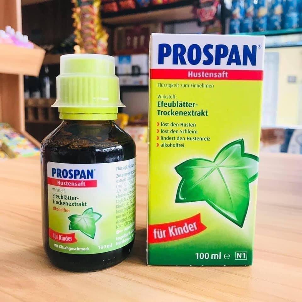 Siro ho Prospan nội địa Đức cho bé từ sơ sinh (100ml) hàng air