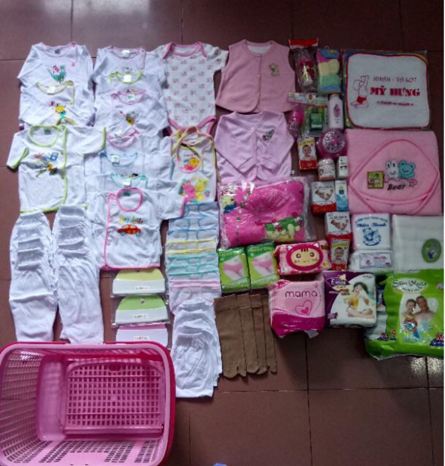 [HCM]SET ĐỒ SƠ SINH TRỌN GÓI ĐẦY ĐỦ CỰC CHUẨN CHO BÉ GÁI