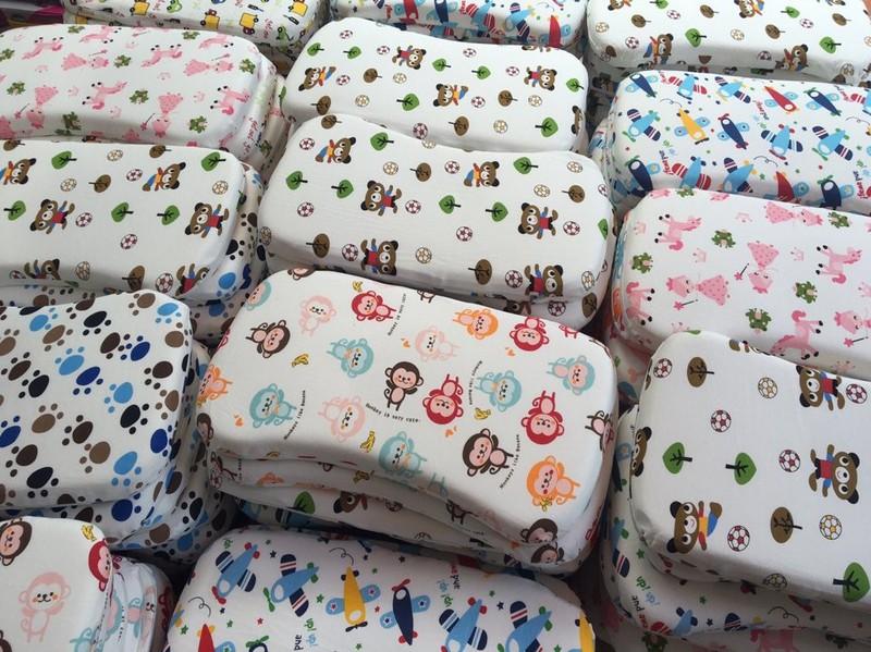 Gối cao su non size lớn (Chống móp đầu cho em bé)