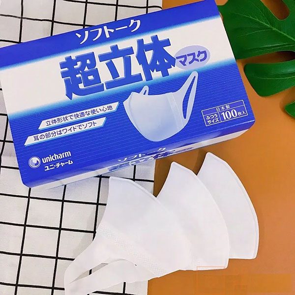 Khẩu trang Unicharm 100 chiếc