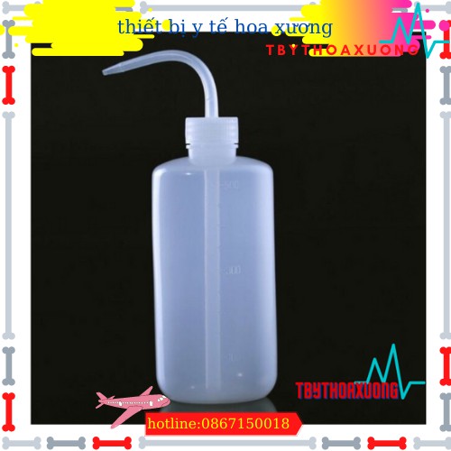 Bình tia nhựa 500 ml ,bình nhựa có vòi 500ml dùng trong phòng xét nghiêm