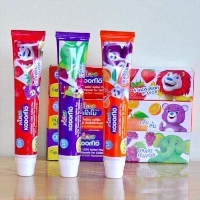 Kem Đánh Răng Kodomo Thái Lan - Dành Cho Bé Yêu Đủ 3 Vị