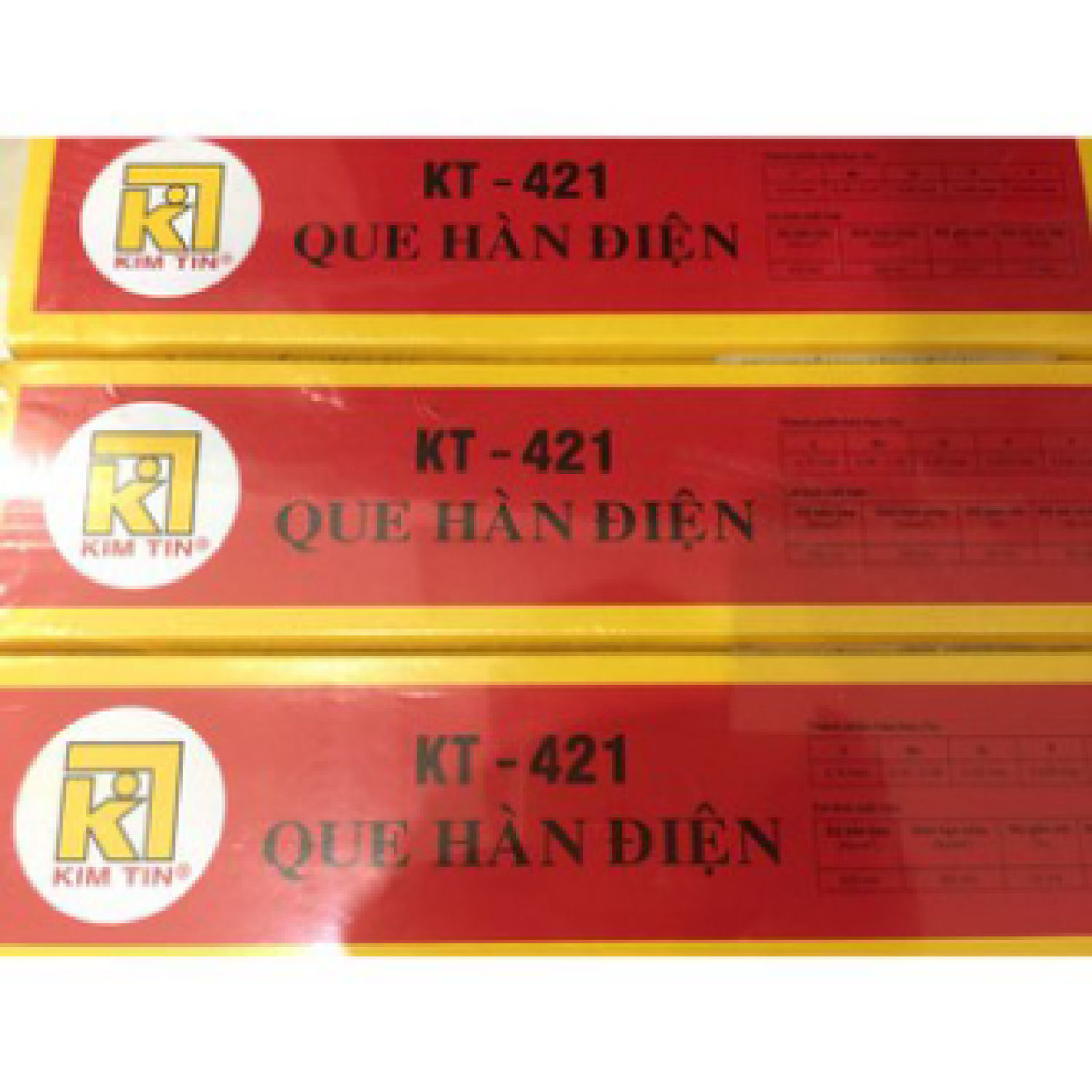 Que hàn kim tín 2.5 - 3.2mm que hàn sắt (bó nguyên cuộn)