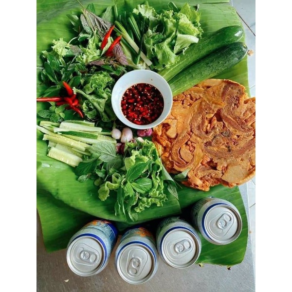 Tóp thịt cháy tỏi 250gr - Bánh tóp mỡ 200gr