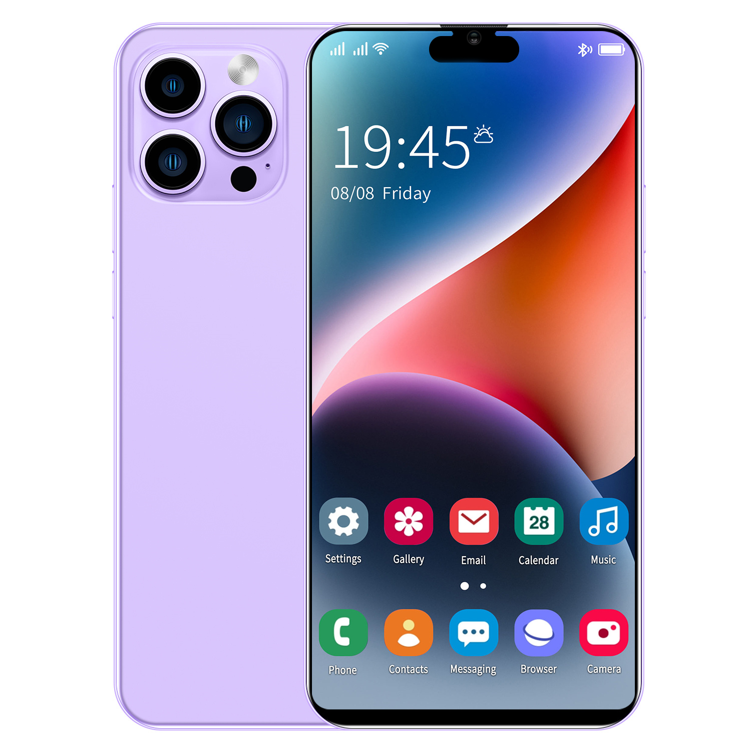 Lphon14 pro max full hd screen mobile phone 8 + 7.3 gb large memory 8 + 256gb dual sim card hd camera 50 + 108mp 6000mah battery genuine cheap