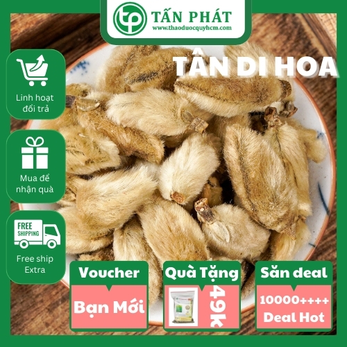 [Hàng mới về] Tân di hoa khô 500g - Tấn Phát - hàng sạch chuyên dùng để pha trà