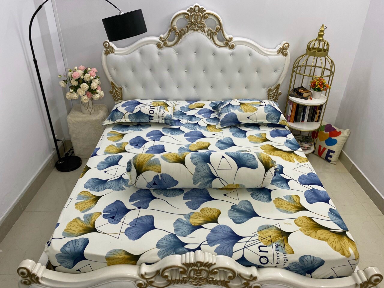 Bộ Drap Thun Hàn Quốc mát lạnh { 4 món } khách nhớ chọn size"