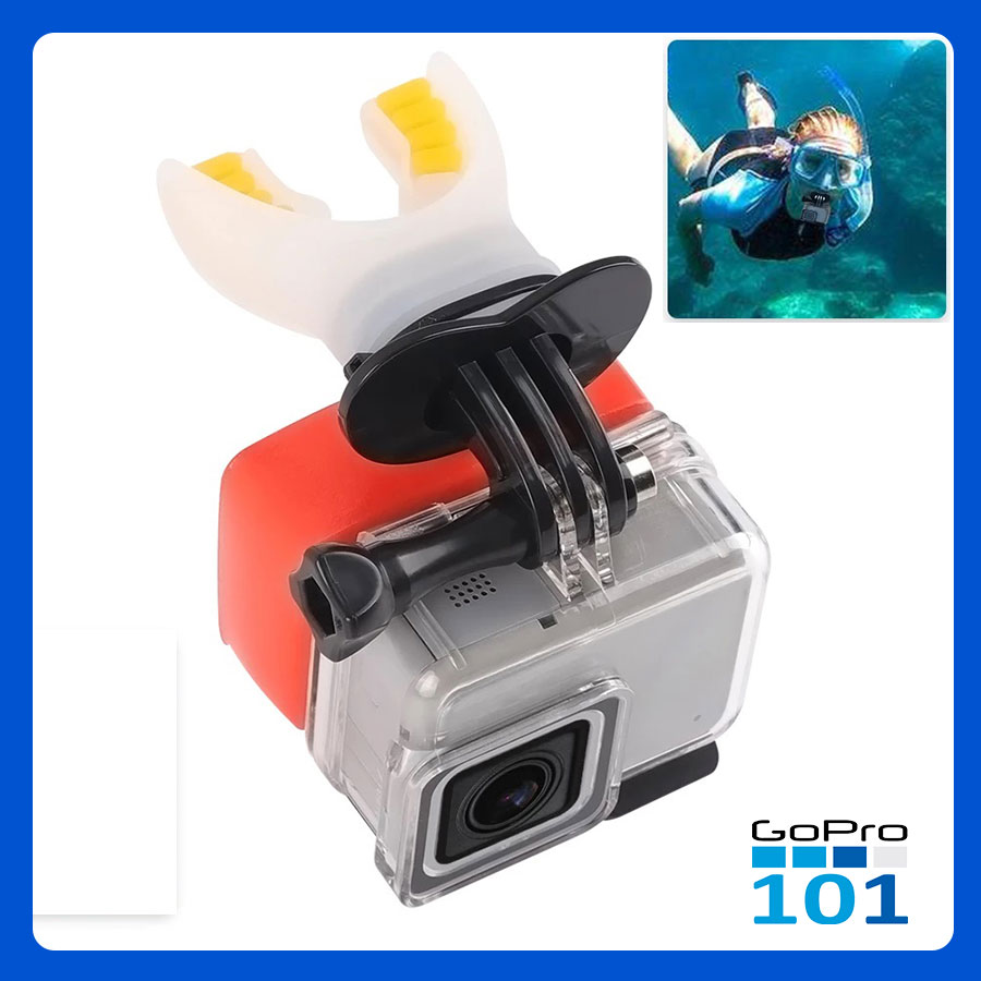 Bite Mount giá đỡ ngậm miệng cho GoPro, Action cam