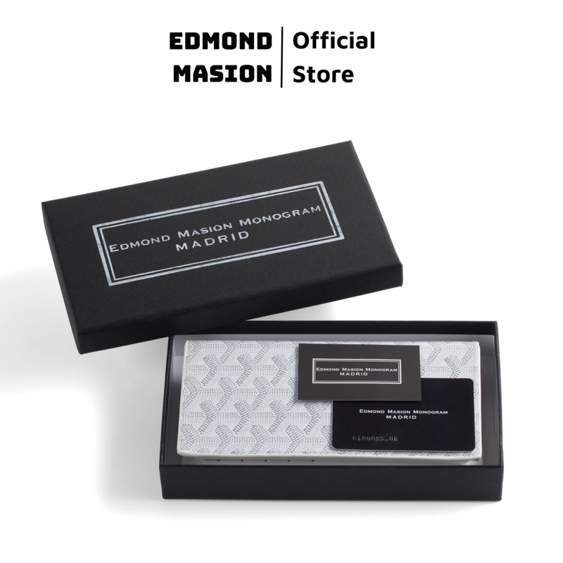 Ví Dài EDMOND MASION MONOGRAM Wallet EDM full box size 18cm