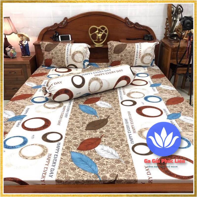 Ga/Drap lẻ thun lạnh in 3D HÀN QUỐC -CAO CẤP (size 1.4*2m nệm dưới 20cm)