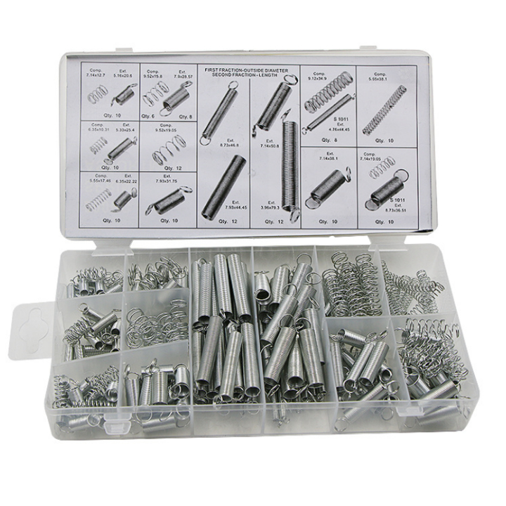 Hộp lò xo 200 cái dành cho mọi dòng xe hơi và ô tô, dễ dàng mang sử dụng và mang theo