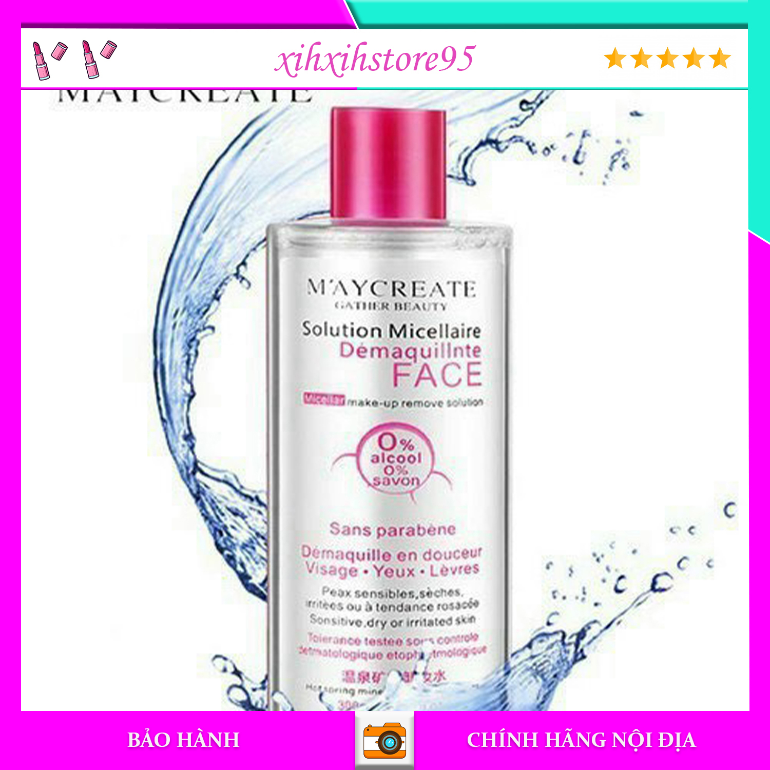 Nước tẩy trang Maycreate 300ml