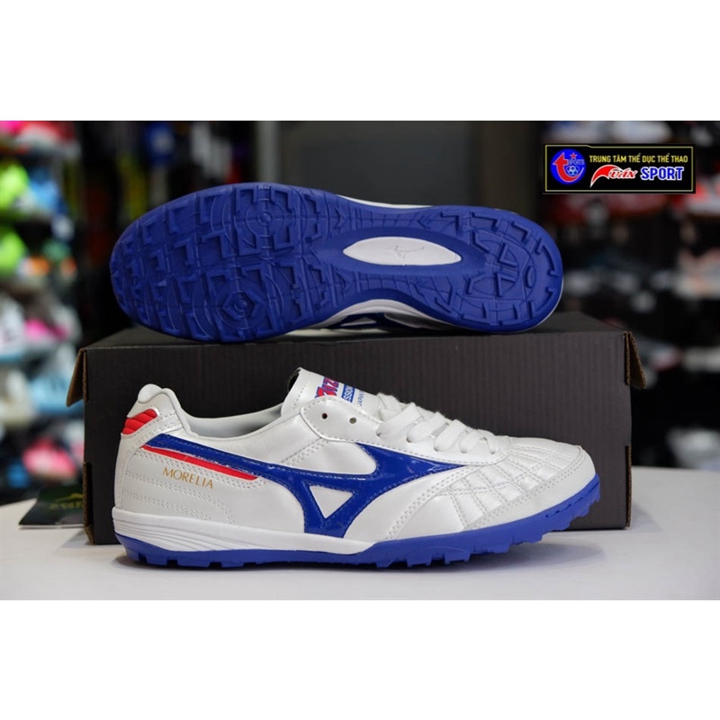 ♙﹍♣ GIÀY MIZUNO MORELIA NEO TF - TRẮNG XANH