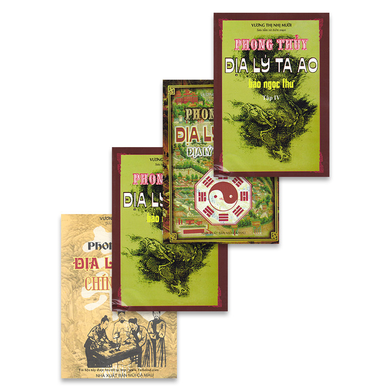 Sách combo phong thủy địa lý tả ao