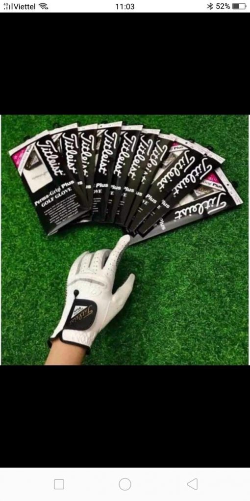 Găng tay golf Titleist da mềm chống chơn