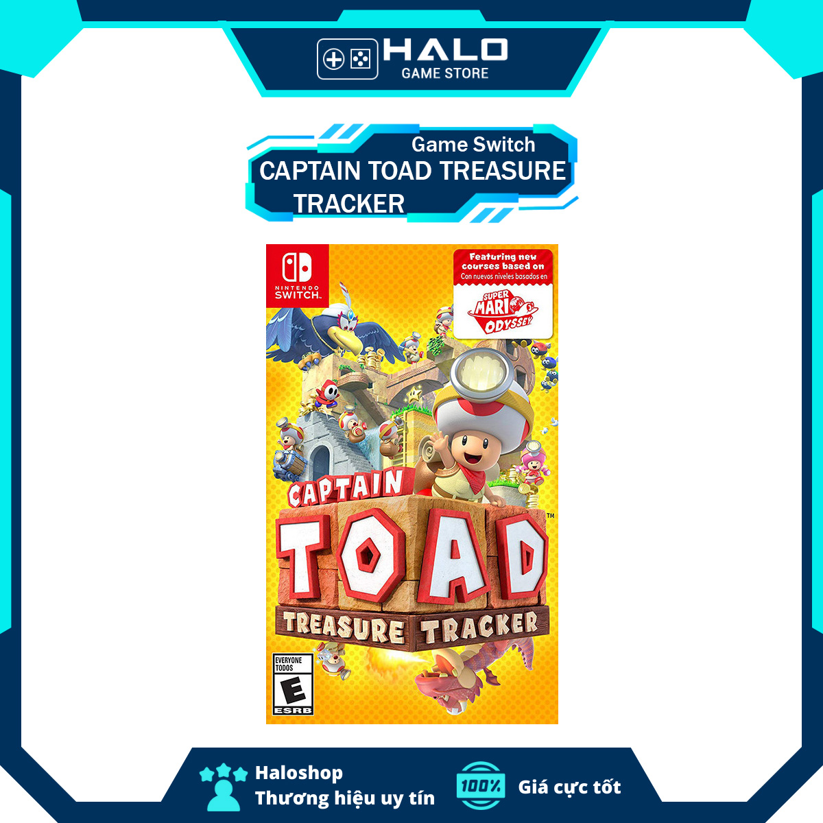 Thẻ Game Switch CAPTAIN TOAD TREASURE TRACKER