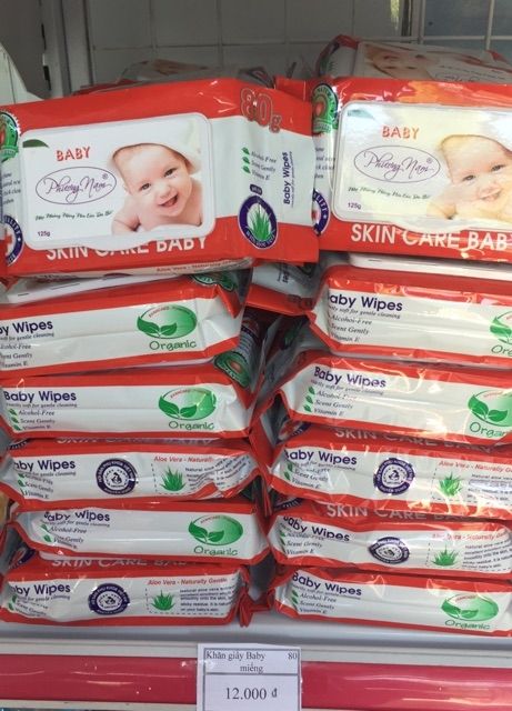 Khăn Giấy Ướt Baby bịt 80g