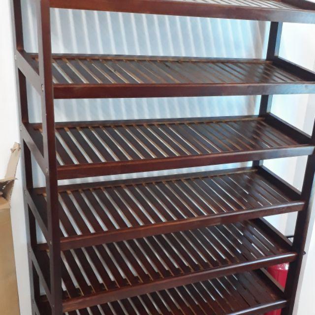 [HCM]Kệ dép gỗ 80cm - 8 tầng