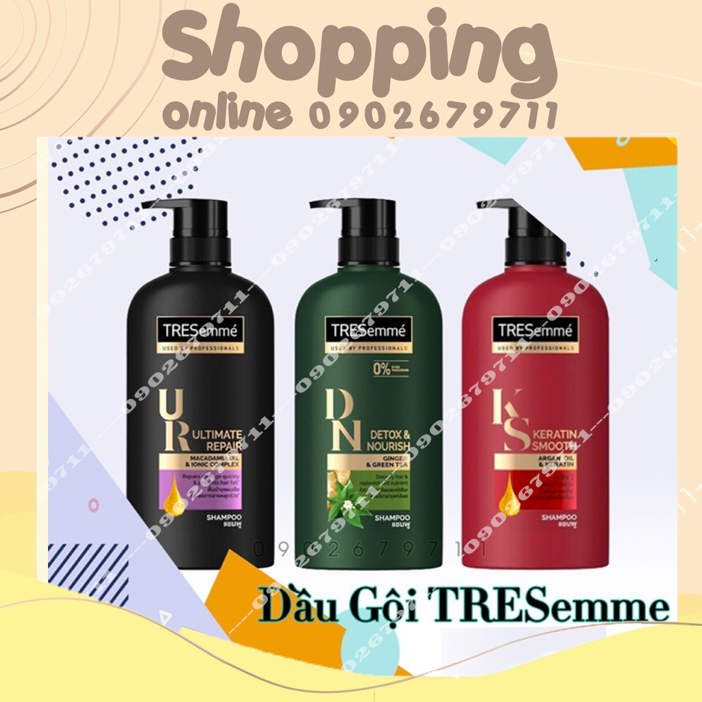 Combo Dầu Gội và Dầu Xả Tresemme Thái Lan