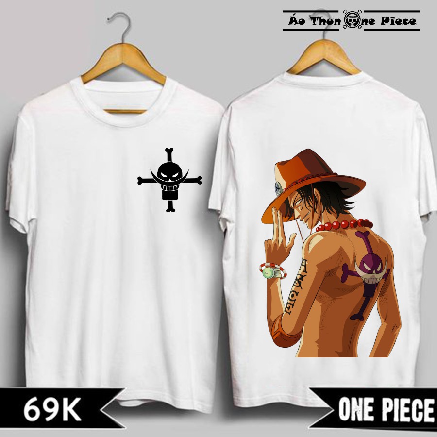 Hot-áo thun in hình hỏa quyền portgas d. ace cực đẹp - áo thun one piece