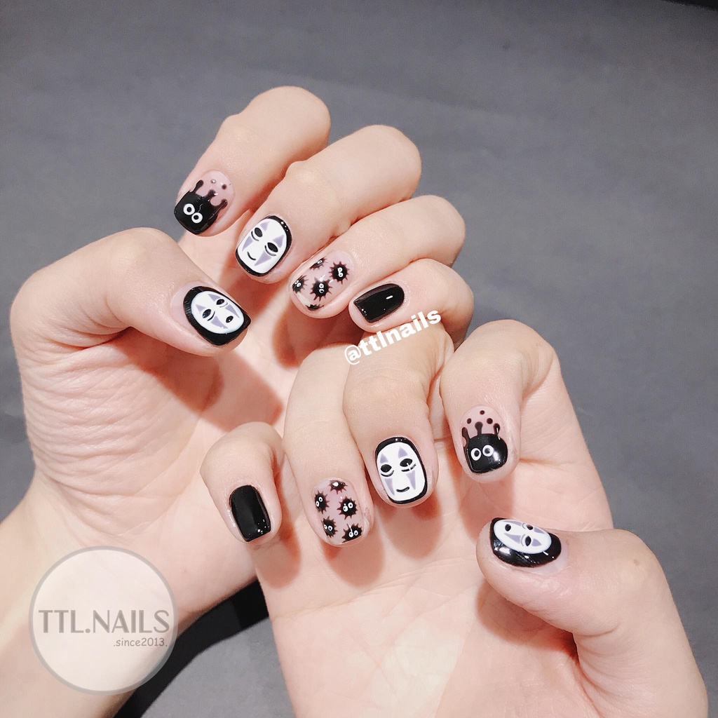 Stick nail vô diện - Hình dán móng cute độc đáo