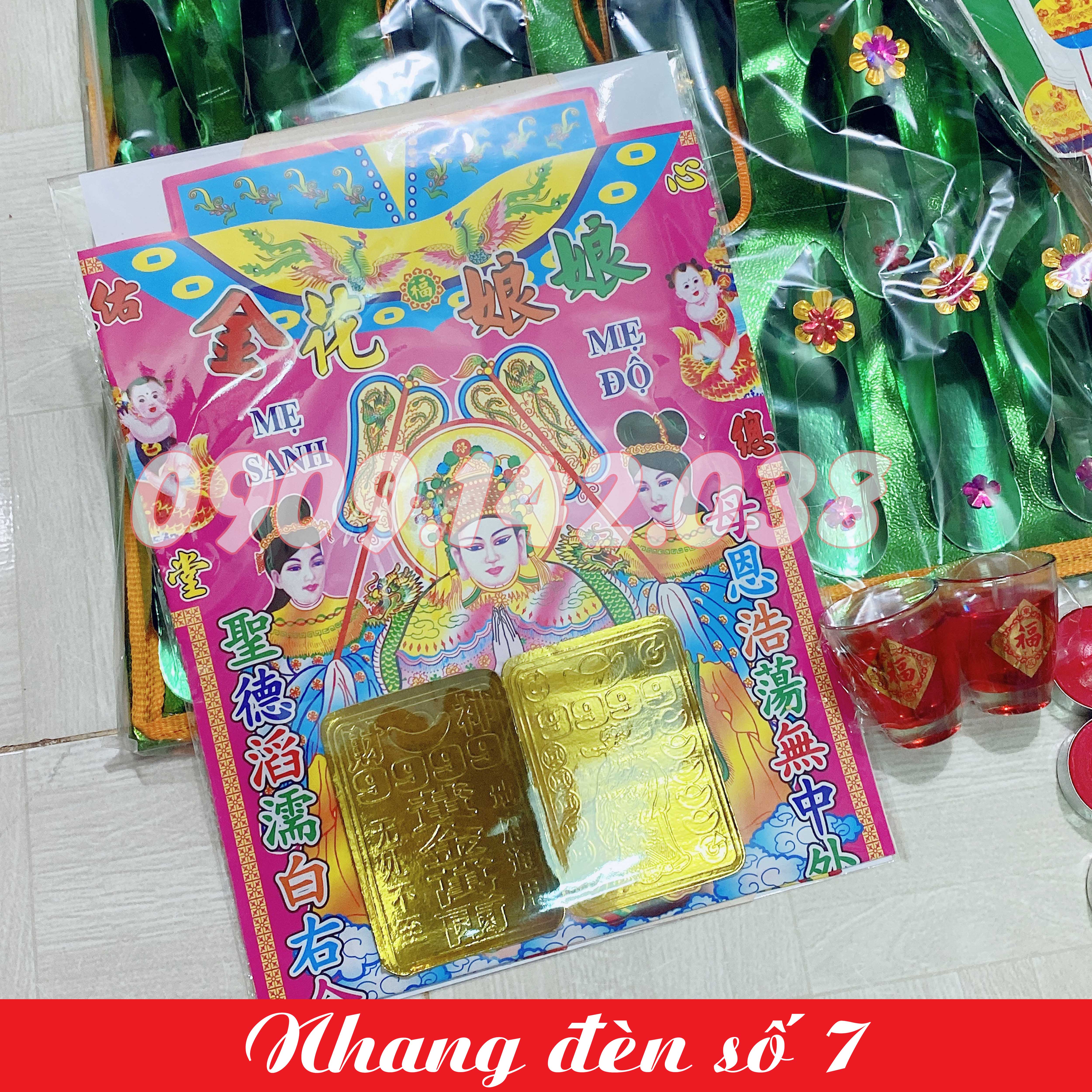 Bộ giấy áo cúng thôi nôi - đầy tháng (Bộ Cúng Mụ)