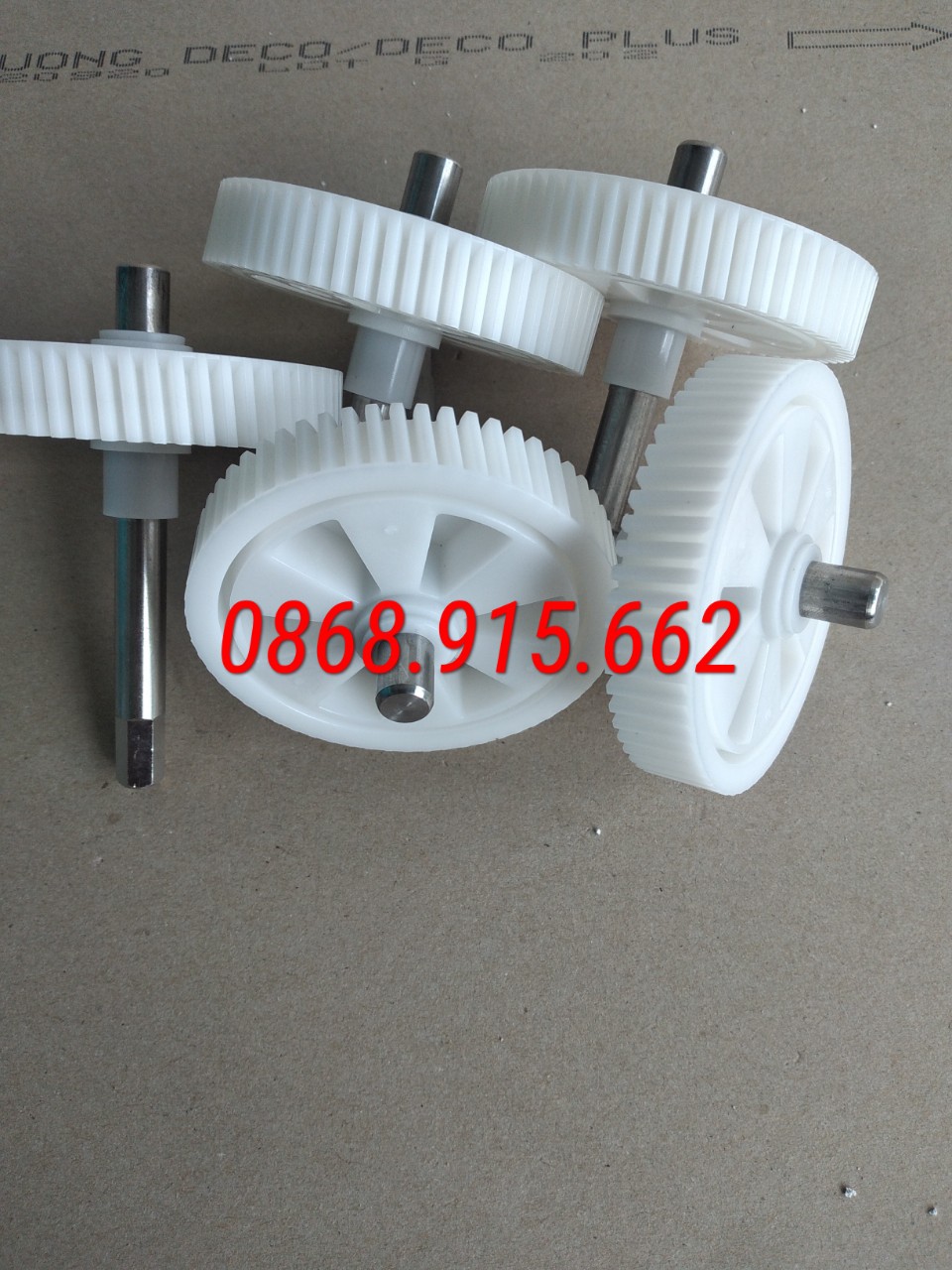 Trục bánh răng máy ép chậm Mishio MK61- phụ kiện máy ép chậm
