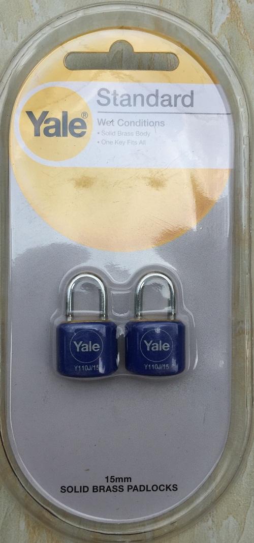 Khoá vali cặp đôi Yale Y110/115/2 ( Cam, Xanh, Tím )