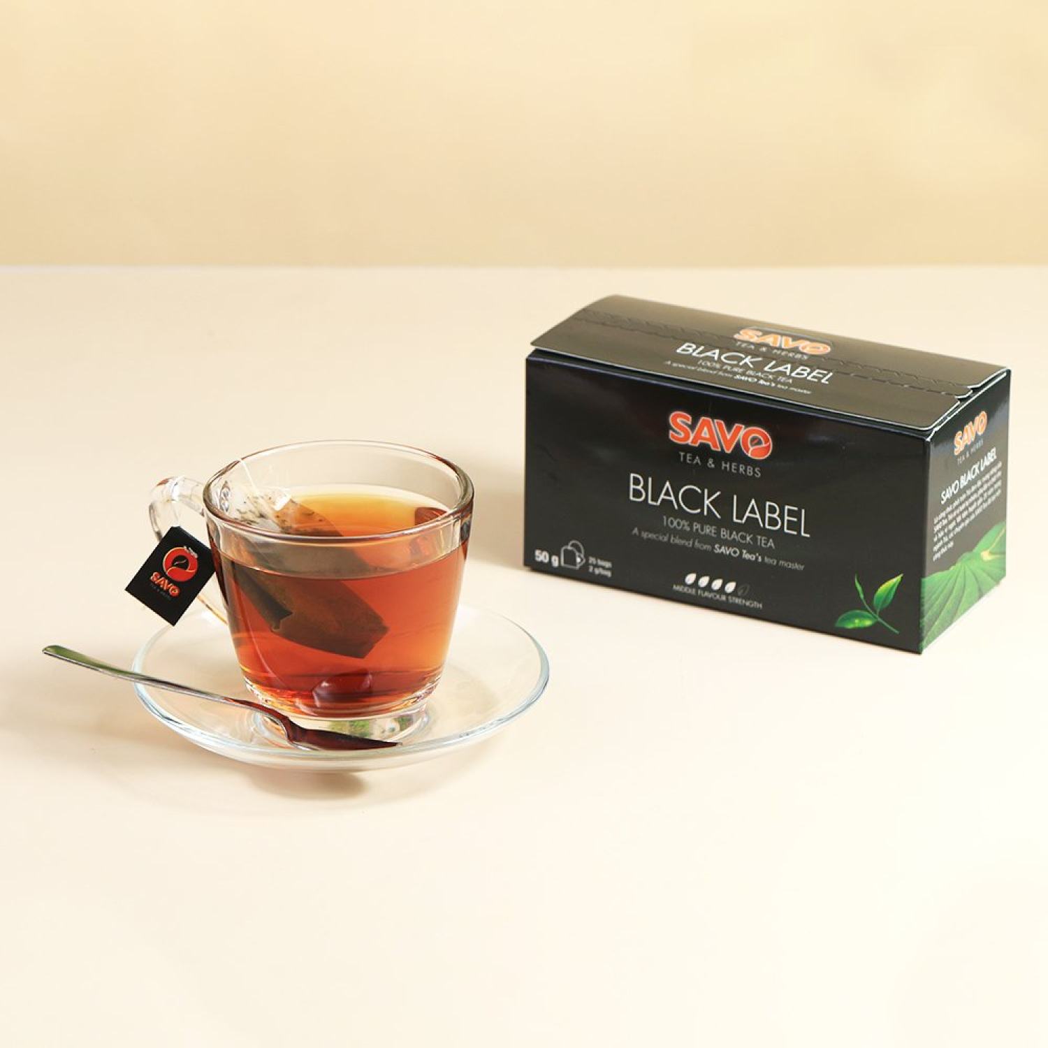 Trà Black Label SAVO (Trà đen túi lọc)