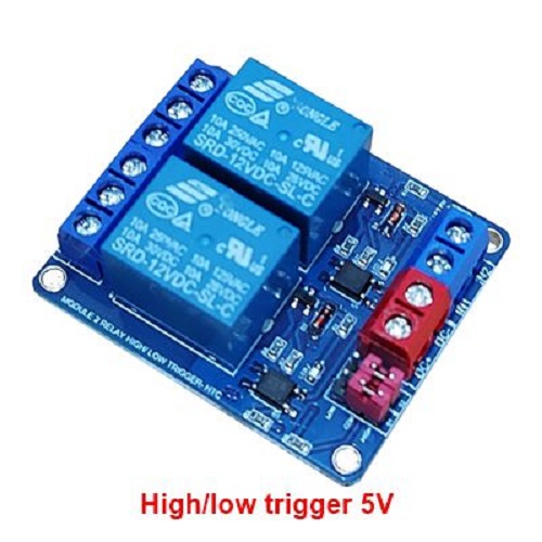 Module 2 Relay 5VDC Với Opto Cách Ly Kích High/Low