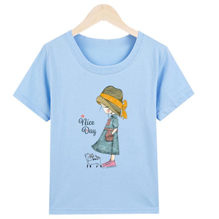 Áo Thun nữ in hình chất liệu polly cotton EWM1292 Thời Trang Elsa