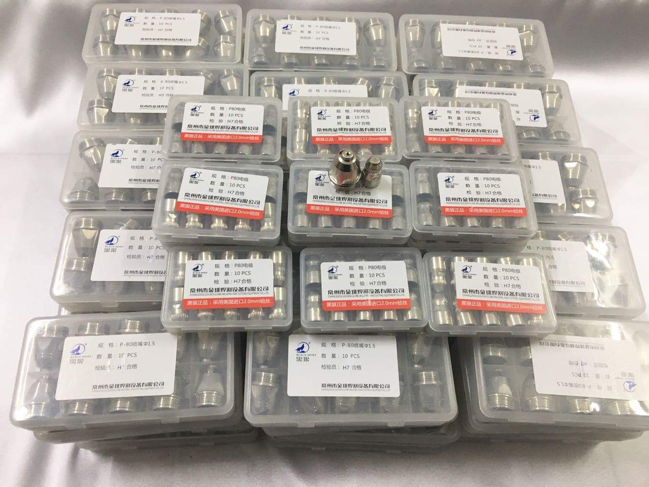 Béc cắt plasma P80 Chính Hãng Sói đen - Black Wolf
