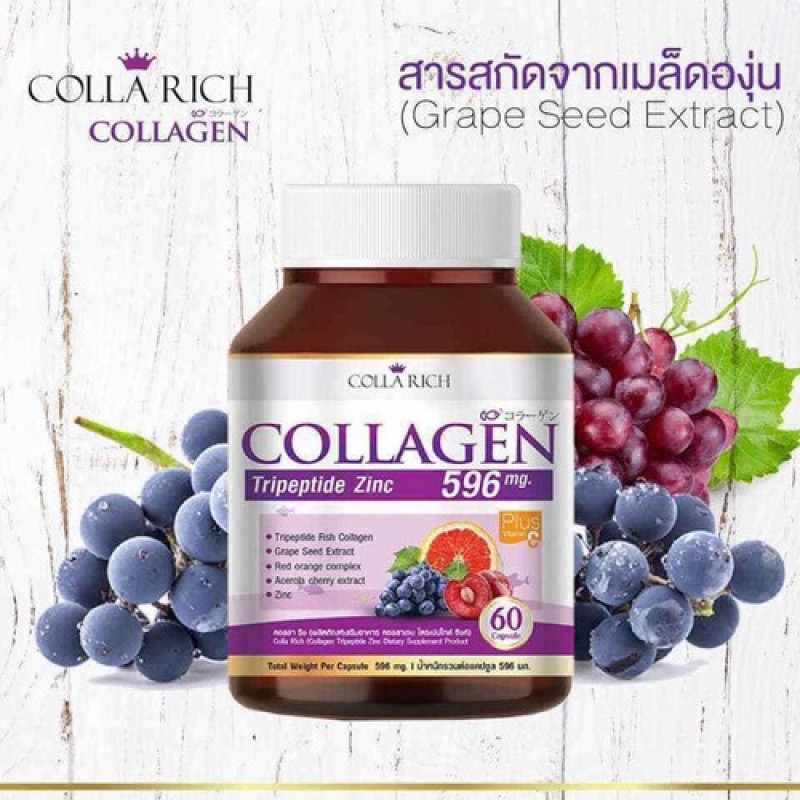 Viên uống Collagen Colla Rich Trẻ Hóa Da nhập khẩu
