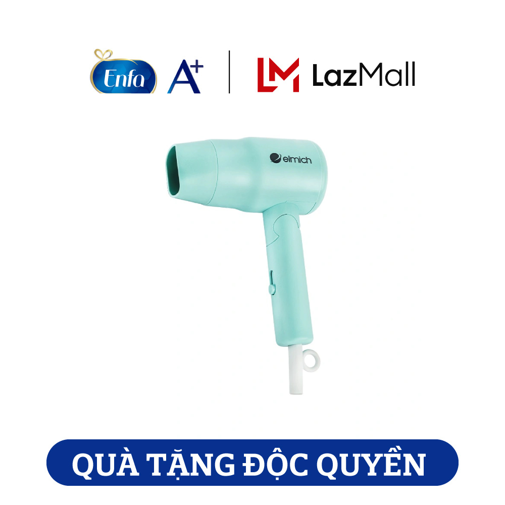 [Quà tặng Enfa] Máy sấy tóc Elmich (giao mẫu ngẫu nhiên)