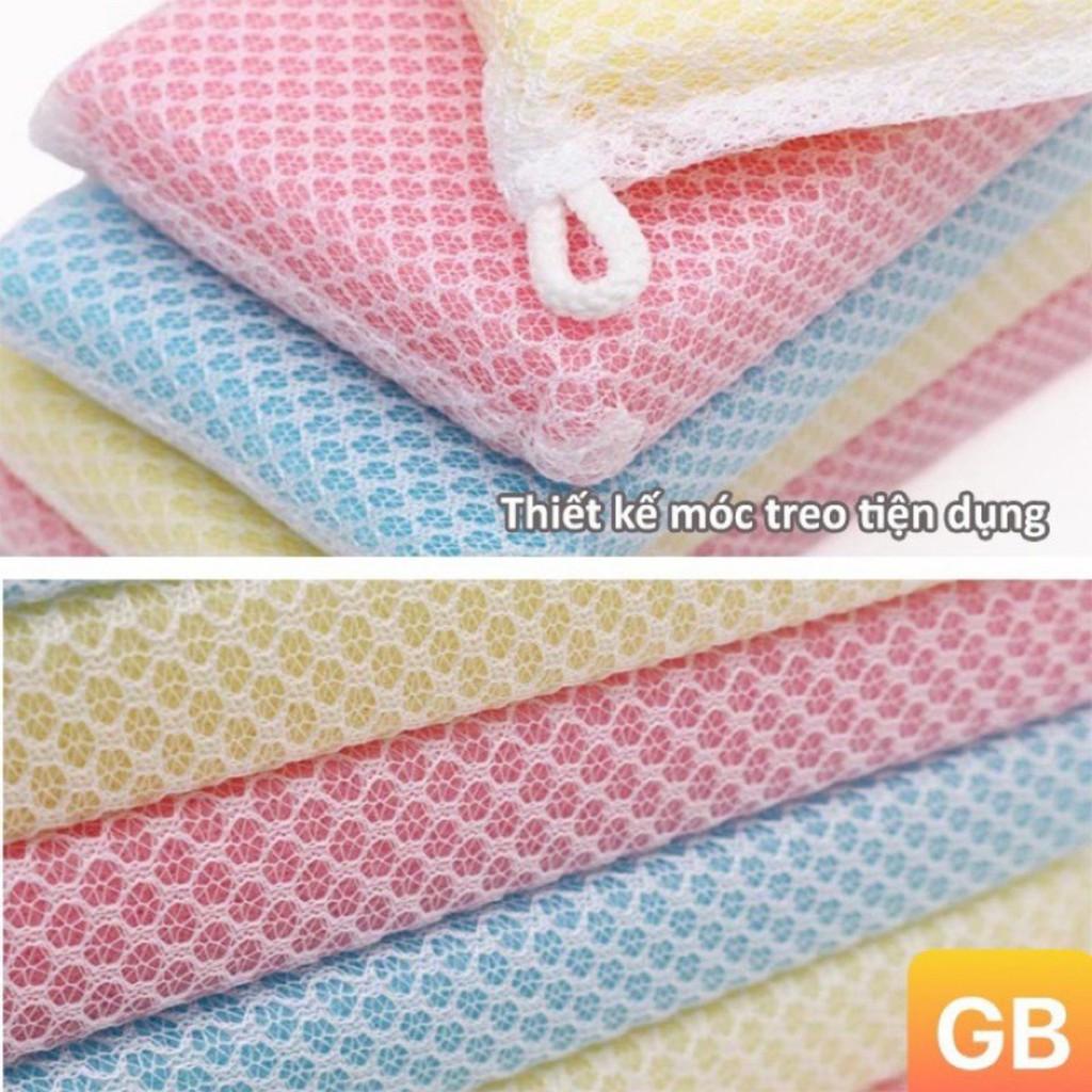 Set 7 miếng mút lưới rửa chén bát tạo bọt kháng khuẩn DAISO Nhật Bản