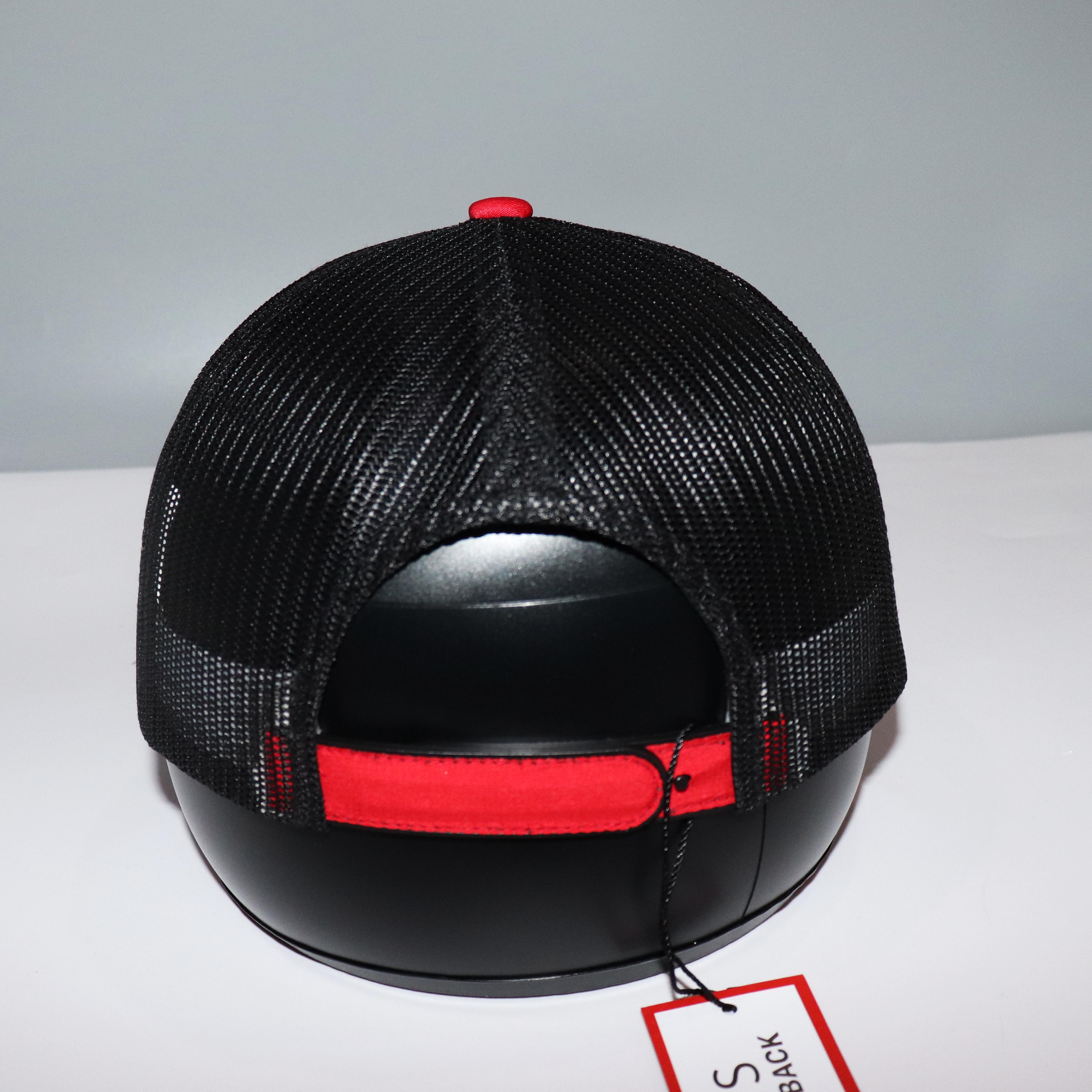 Nón Snapback NHS Cao Bồi Lưới Trắng Kết Đỏ CB001.