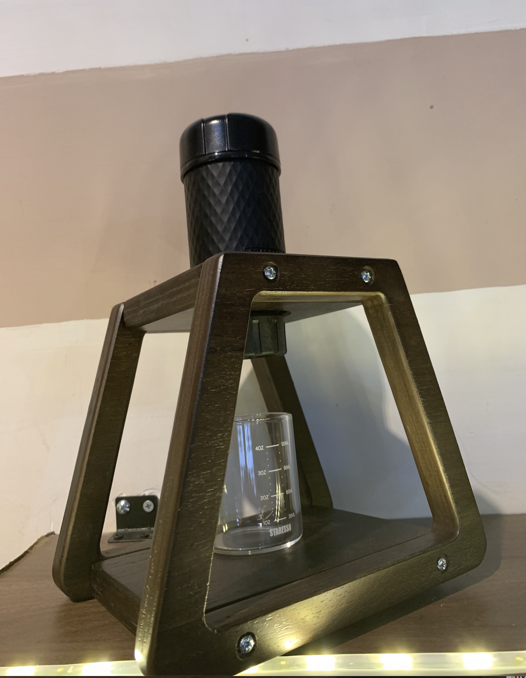 [HOT]Kệ gỗ cho Dụng cụ cafe Staresso Mini, Basic