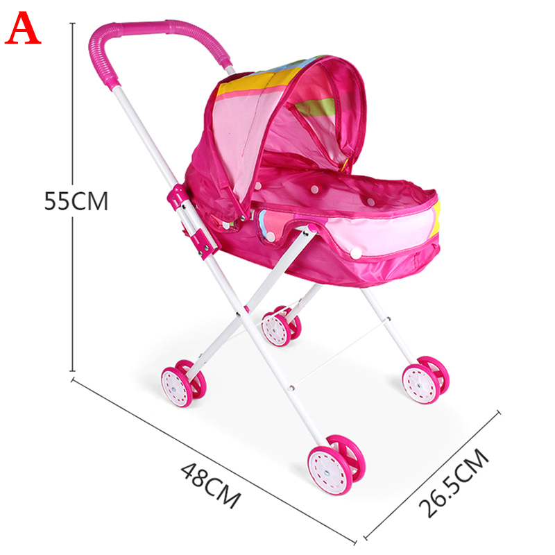 🎁 jcttty 🎀 xe đẩy búp bê em bé áp dụng cho búp bê 9-12inch hoặc búp bê em bé 25-30cm trẻ em bé gái
