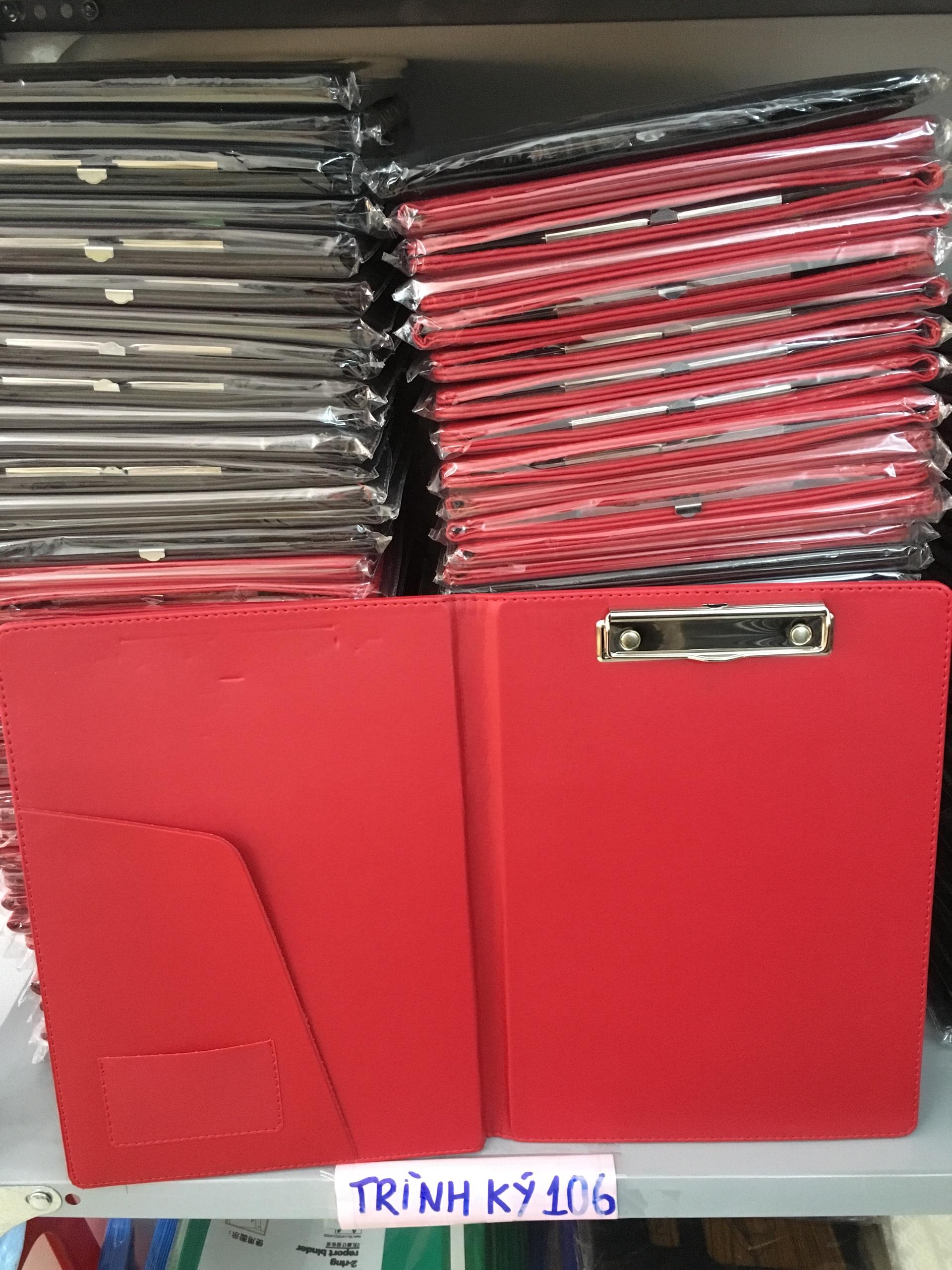 Trình ký đôi da A4 cao cấp 106