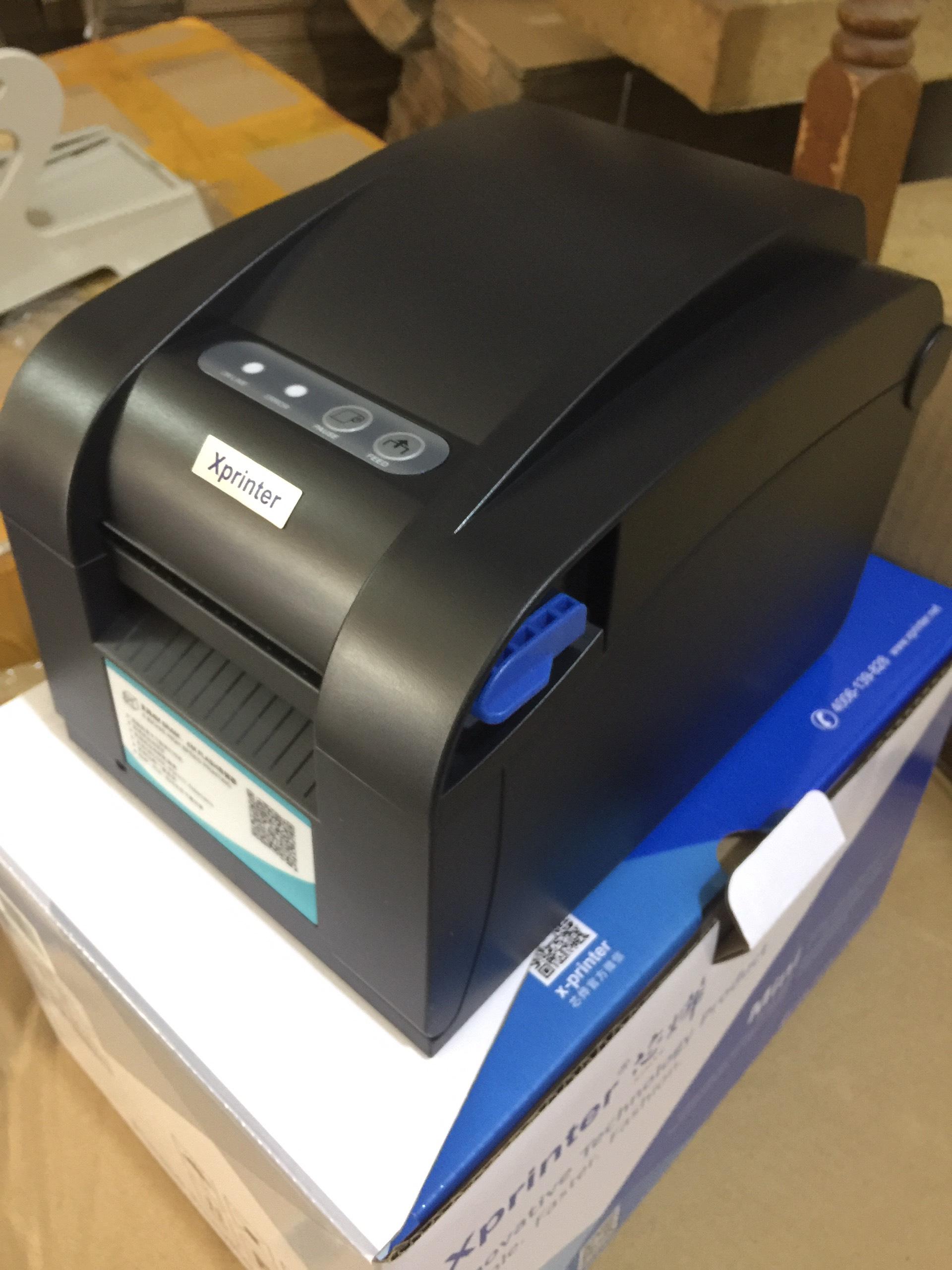 Máy In Tem Mã Vạch Xprinter XP-350BM Cổng USB và Lan