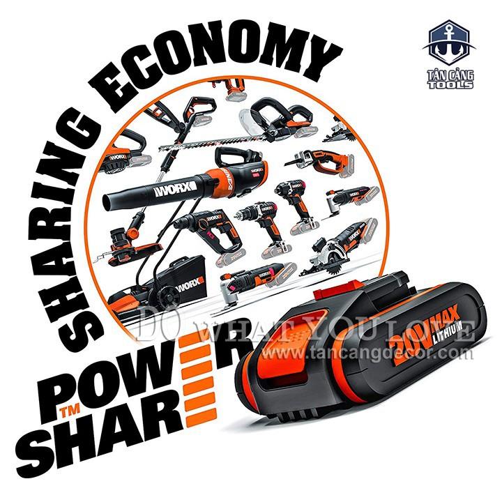 Pin Lithium Worx WA3551 20V 2Ampe