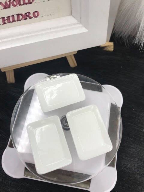 Set 3 dĩa tô mini trang trí nhà búp bê đĩa đựng đồ ăn mini dĩa mini Miniature Dollhouse cam kết sản phẩm đúng mô tả chất lượng đảm bảo