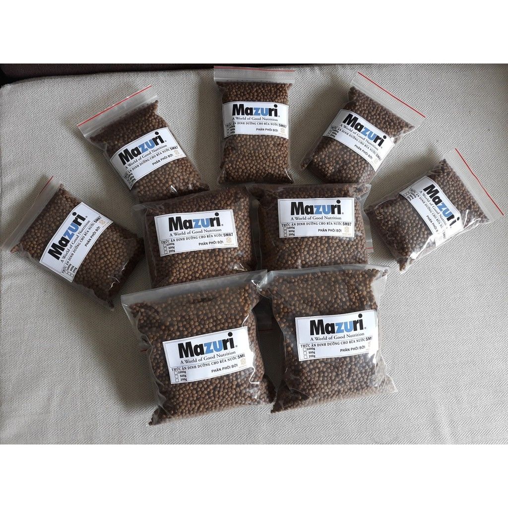 Thức ăn Mazuri 5M87 dành cho rùa nước (500gr)
