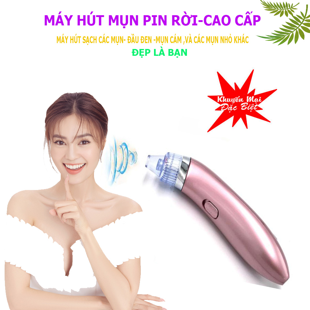[Hàng Xịn] Máy Hút Mụn, May Hut Mun, Thiết kế đẹp, hộp đựng chắc chắn, hút sạch các loại mụn tạo vẻ đẹp rạng ngời. Tặng kèm móc khóa Silicon cực Kute - Giá Sốc chỉ có trong hôm nay, MUA NGAY!!!