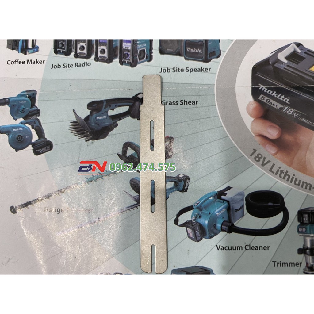 Bộ kẽm hàn cell pin 5S-3P , size 0.18mm. BN.